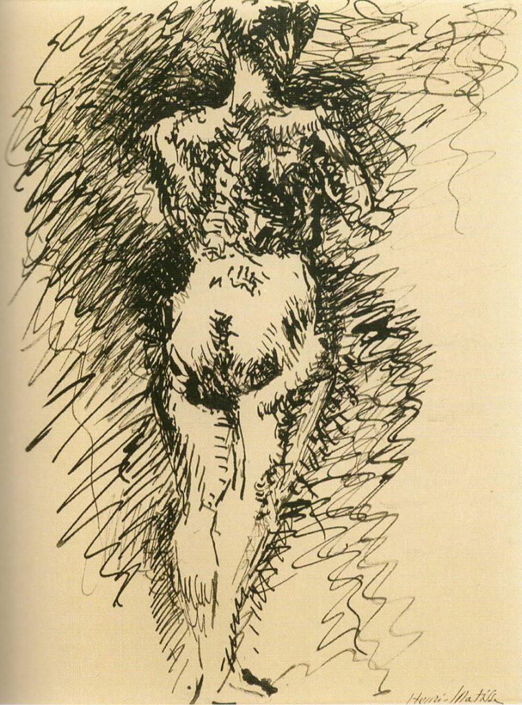 Henri-Matisse-Study-of-a-Nude-Woman-from-the-Back-1903