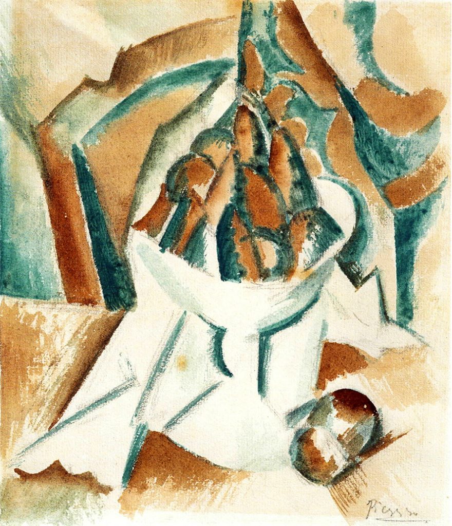 Pablo-Picasso-Fruit-Bowl-1909