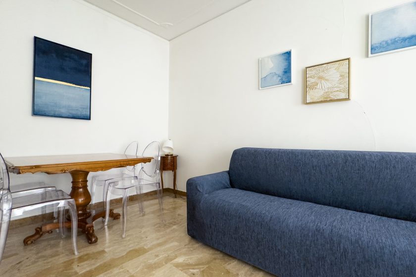 Sala da pranzo e zona living di Appartamento Albertina a Padova
