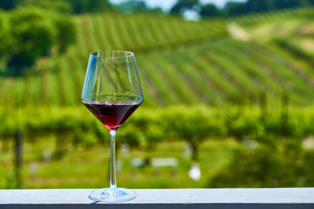 bicchiere di vino rosso