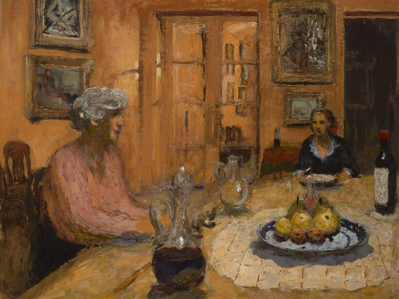 Edouard-Vuillard-Madame-Hessel-and-Lulu-in-the-dining-room-rue-de-Naples-1936