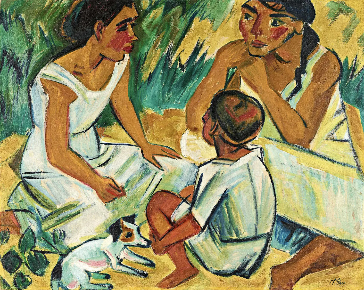 Max Pechstein, 1920: La conversazione