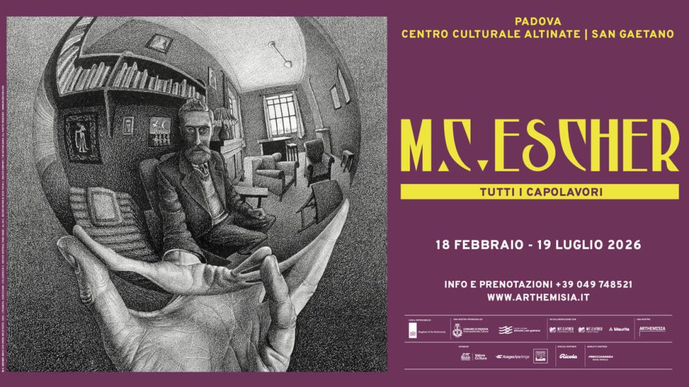 Escher-exhibition-Padova-2026-poster