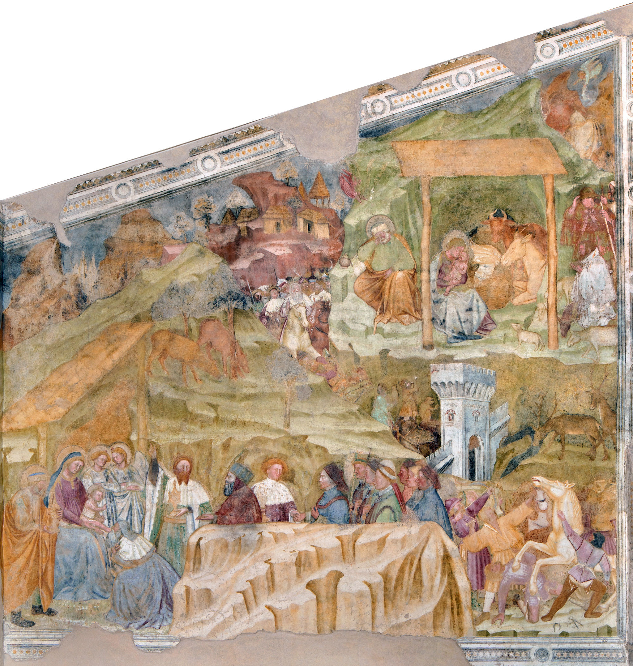 Oratorio-San-Michele-Ritratti-di-Francesco-il-Vecchio-e-Francesco-Novello-da-Carrara