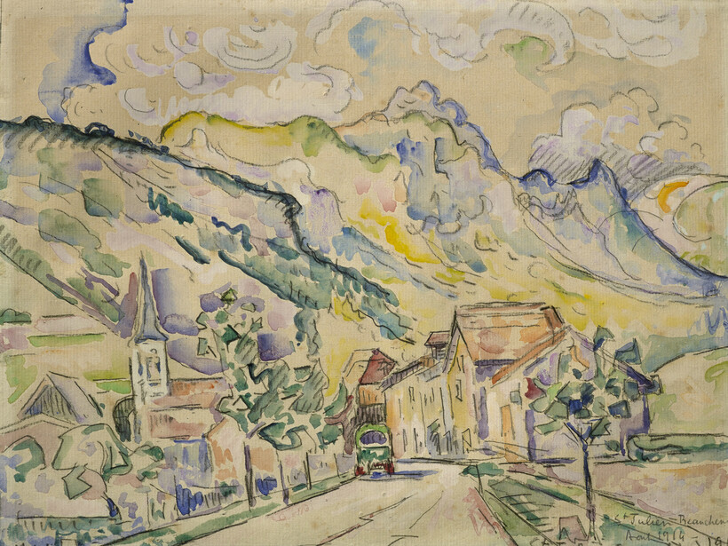 Paul-Signac-Saint-Julien-en-Beauchêne-1914