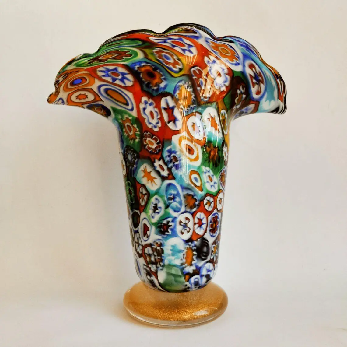Veneto Vaso in vetro di Murano