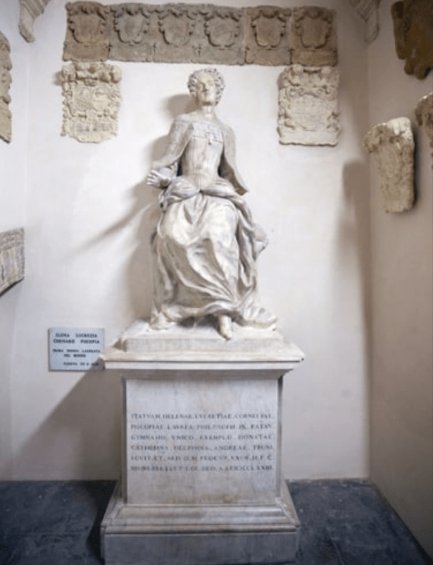 elena-cornaro-piscopia-statue